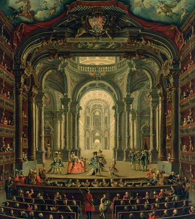 Das Teatro Reale in Turin von Pietro Domenico Oliviero